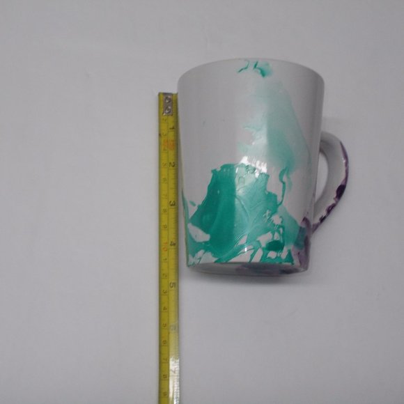 Unique hand painted cup/mug - Picture 2 of 5